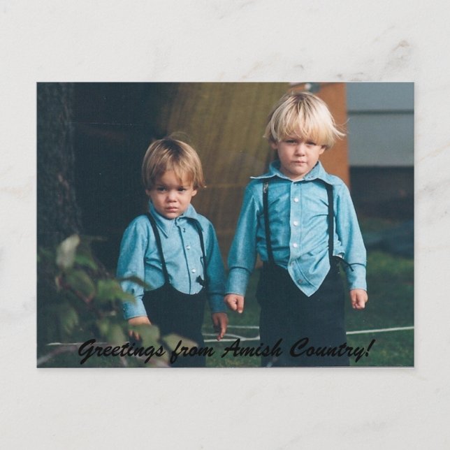 Gruß aus der Postkarte des Landes Amish (Vorderseite)