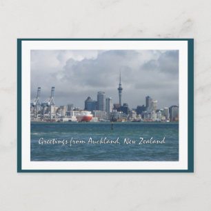 Gruß aus der Stadt Auckland, Neuseeland Postkarte