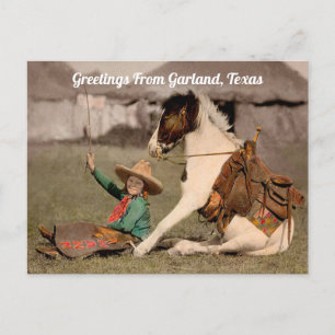 Gruß aus Garland, Texas Postcard Postkarte