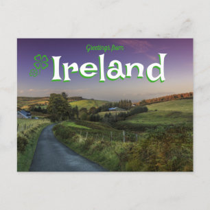 Gruß aus Irland Landschaftlich Postcard Postkarte