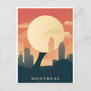Gruß aus Montreal, Canada Vintage Travel Postkarte