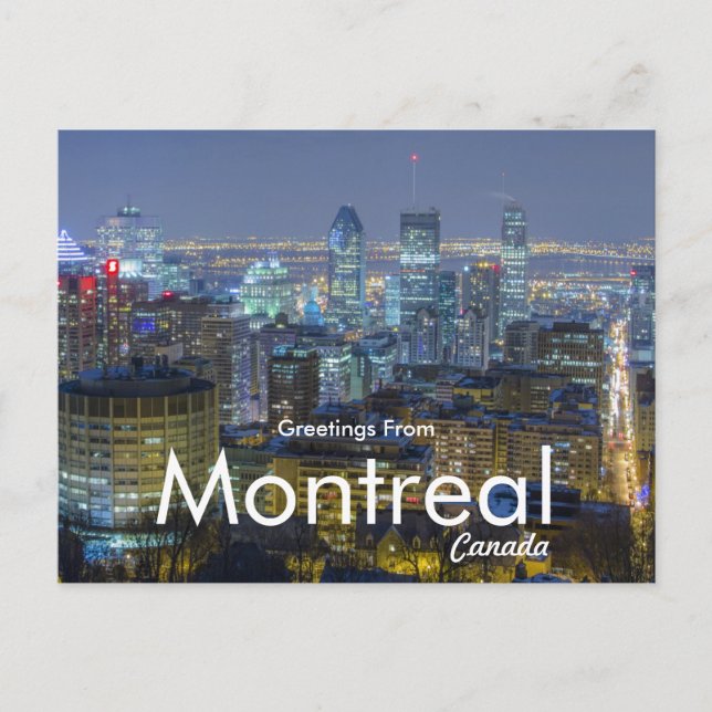 Gruß aus Montreal Kanada Postcard City Postkarte (Vorderseite)
