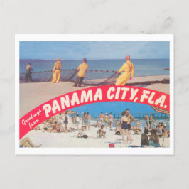 Gruß aus Panama City Florida Vintag Postkarte