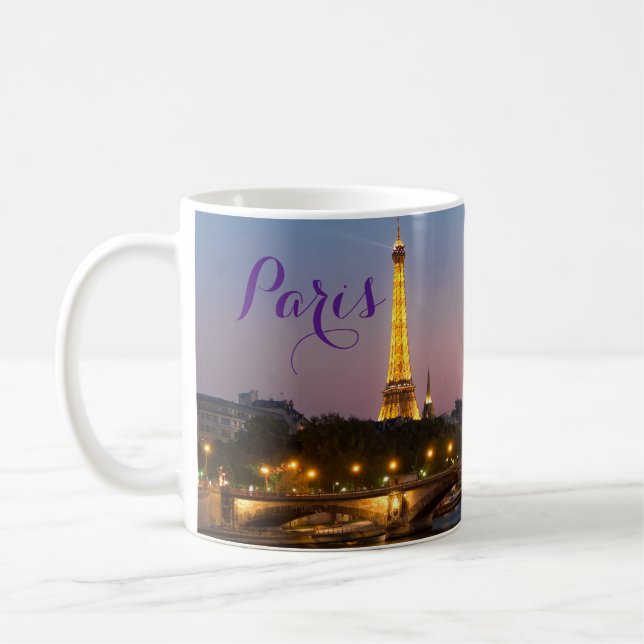 Gruß aus Paris Frankreich Eiffel Tower Tasse Cup (Links)