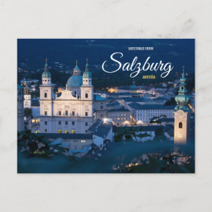 Gruß aus Salzburg Austria Postcard Landschaftlich Postkarte