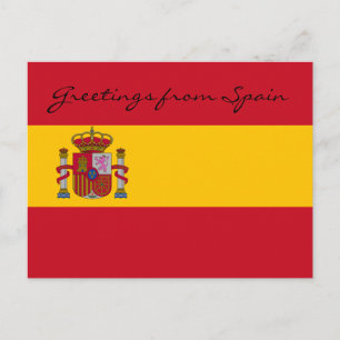 Gruß aus Spanien Postkarte