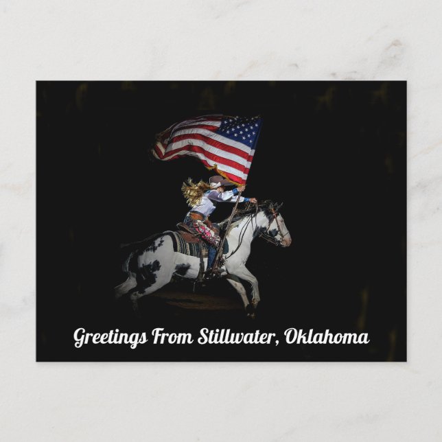 Gruß aus Stillwater, Oklahoma Postkarte (Vorderseite)