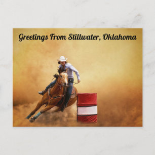 Gruß aus Stillwater, Oklahoma Postkarte