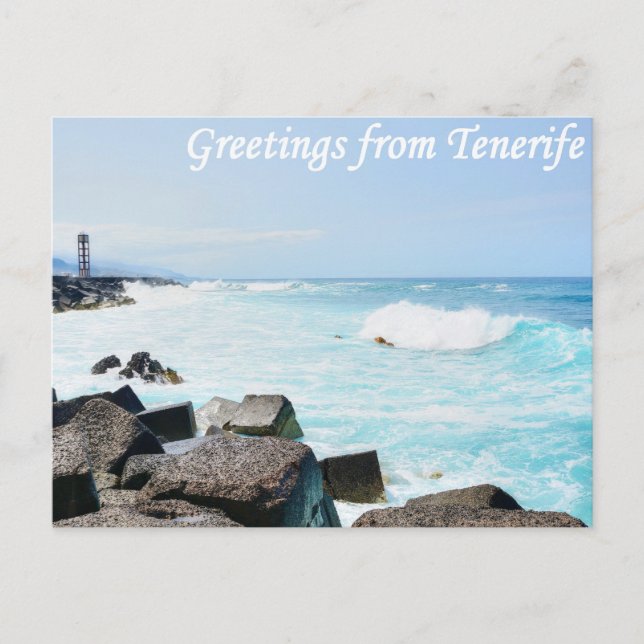 Gruß aus Teneriffa Postkarte (Vorderseite)