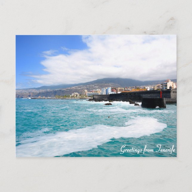 Gruß aus Teneriffa Postkarte (Vorderseite)