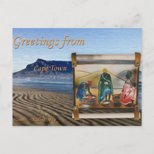 Gruß aus unserem Regenbogenland Postkarte