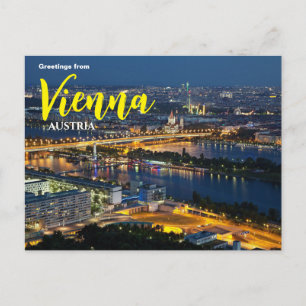 Gruß aus Wien Österreich Postkarte