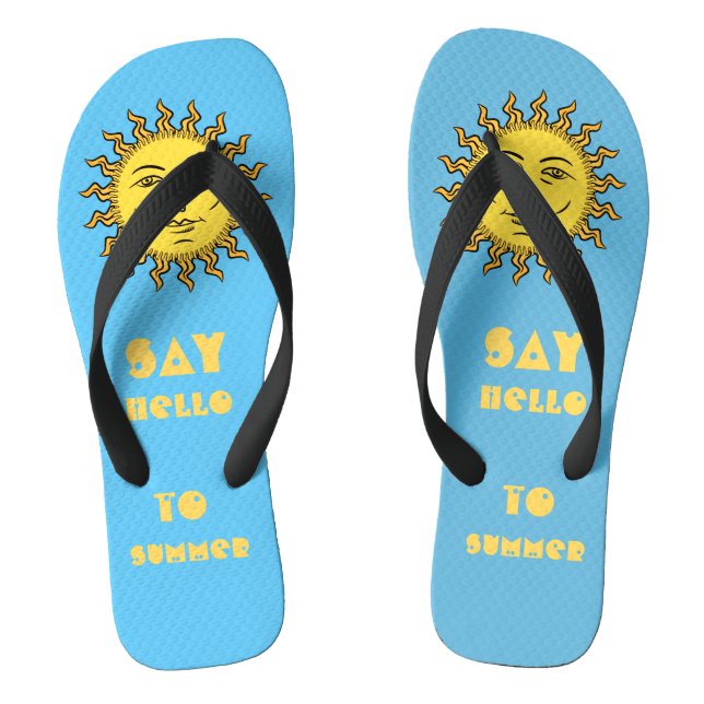 Grüß den Sommer Flip Flops (Fußbett)