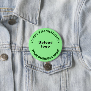 Gruß des Erntedanks, leichte grüne Runde Button
