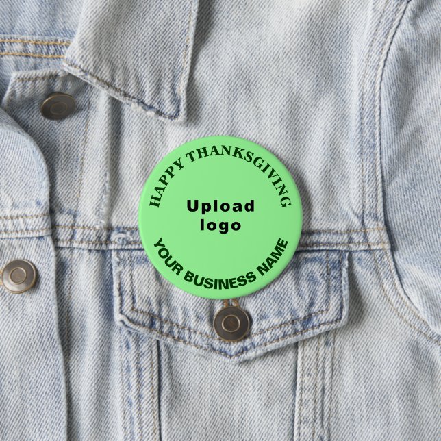 Gruß des Erntedanks, leichte grüne Runde Button (Beispiel)