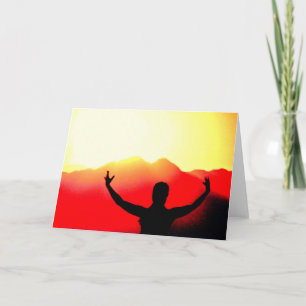 Gruß des Sonnenaufgangs Karte