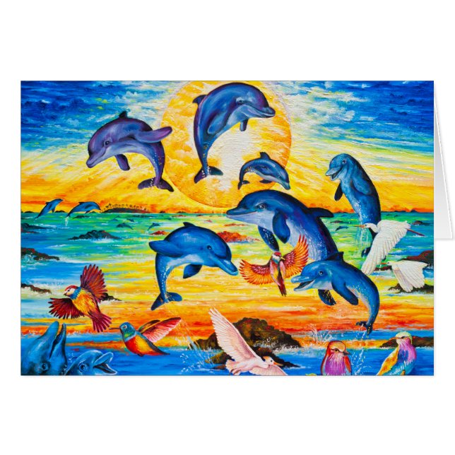 Gruß-Karte (Vorderseite (Horizontal))