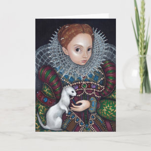 Gruß-Karte "der Königin-Elizabeth und eines Karte