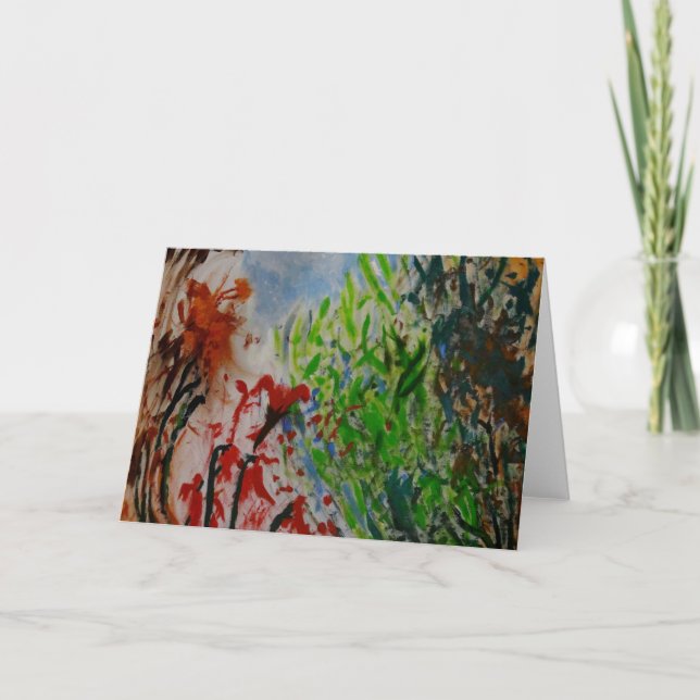 Gruß-Karte, die Originalvorlage kennzeichnet Karte (Vorderseite)