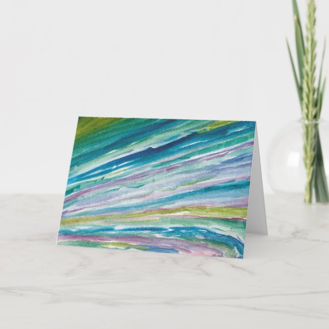 Gruß-Karte durch glückliche Farben Karte (Vorderseite)