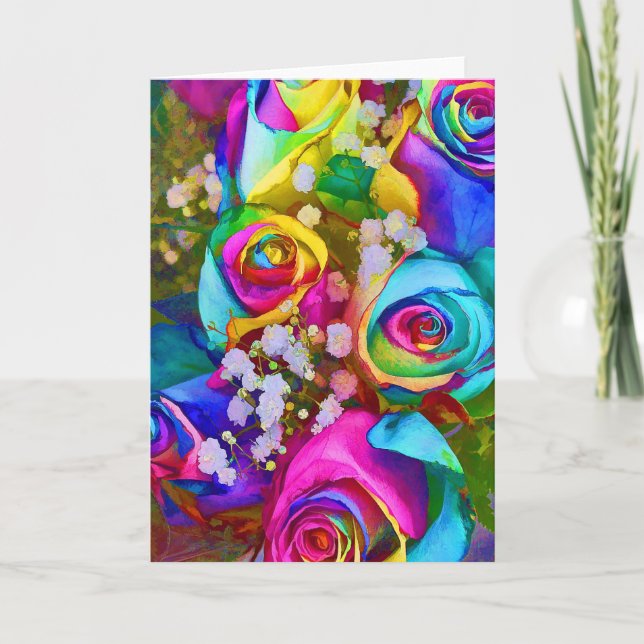 Gruß-Karte Karte (Vorderseite)