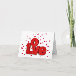 Gruß-Karte LIEBE Valentines Tages Feiertagskarte