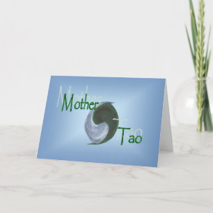 Gruß-Karte MutterTao Yin Yang Karte