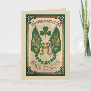 Gruß-Karte St. Patricks Tages Karte