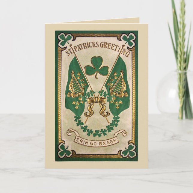 Gruß-Karte St. Patricks Tages Karte (Vorderseite)
