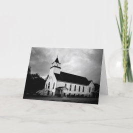 Gruß-Karte - Texas-Land-Kirche Karte