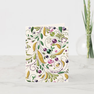 Gruß-Karte - toskanischer Kreis Karte