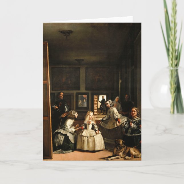 Gruß-Karte Velazquez Las Meninas Karte (Vorderseite)