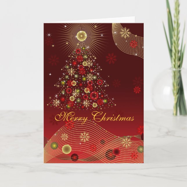Gruß-Karten-frohe Weihnachten (Vorderseite)