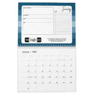 Gruß mit Logo - Geschäftsbüro Kalender