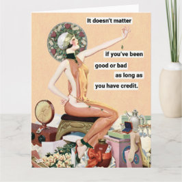 Gruß oder schlechte Retro-Spaß Karte