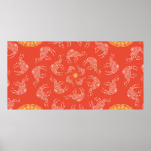 Gruß Schöne Karte mit Kamel. Rahmen Poster