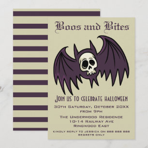 GRUSS UND BISSE HALLOWEEN EINLADUNG