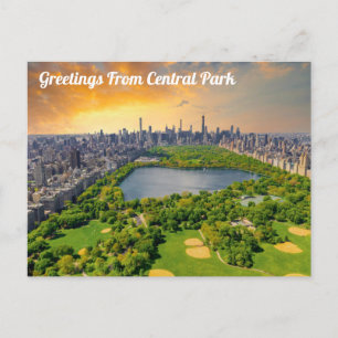 Gruß vom Central Park Postcard Postkarte