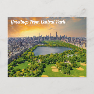 Gruß vom Central Park Postcard Postkarte