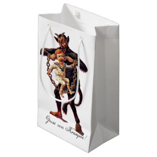 Gruss vom (Grüße von) Krampus Kleine Geschenktüte