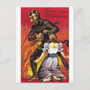 Gruss Vom Krampus Postkarte