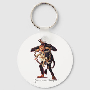 Gruss vom Krampus Schlüsselanhänger