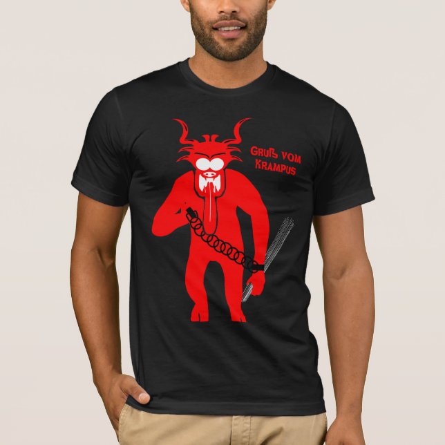 Gruß vom Krampus Shirt (Vorderseite)