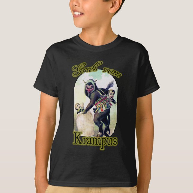 Gruß vom Krampus T-Shirt (Vorderseite)