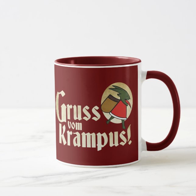 Gruss Vom Krampus Tasse (Rechts)