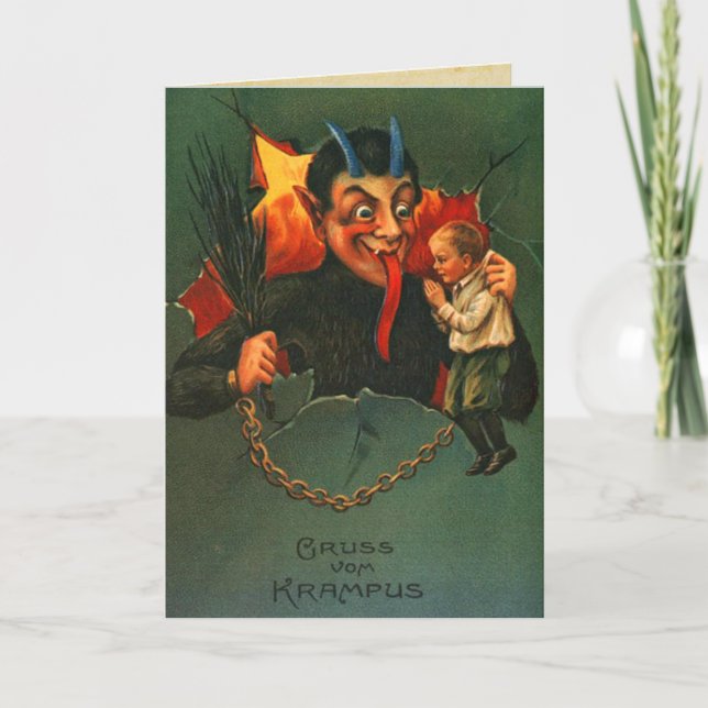 Gruss Vom Krampus Weihnachten (Vorderseite)