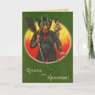 Gruss Vom Krampus Weihnachten Card