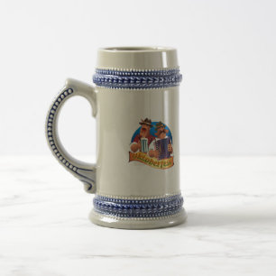 Gruß vom Oktoberfest, Kein Arbeiten während des Tr Bierglas