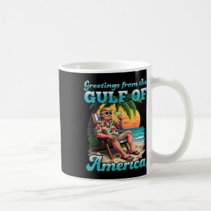 Gruß vom Patriotischen Golf der USA Kaffeetasse