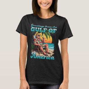 Gruß vom Patriotischen Golf der USA T-Shirt